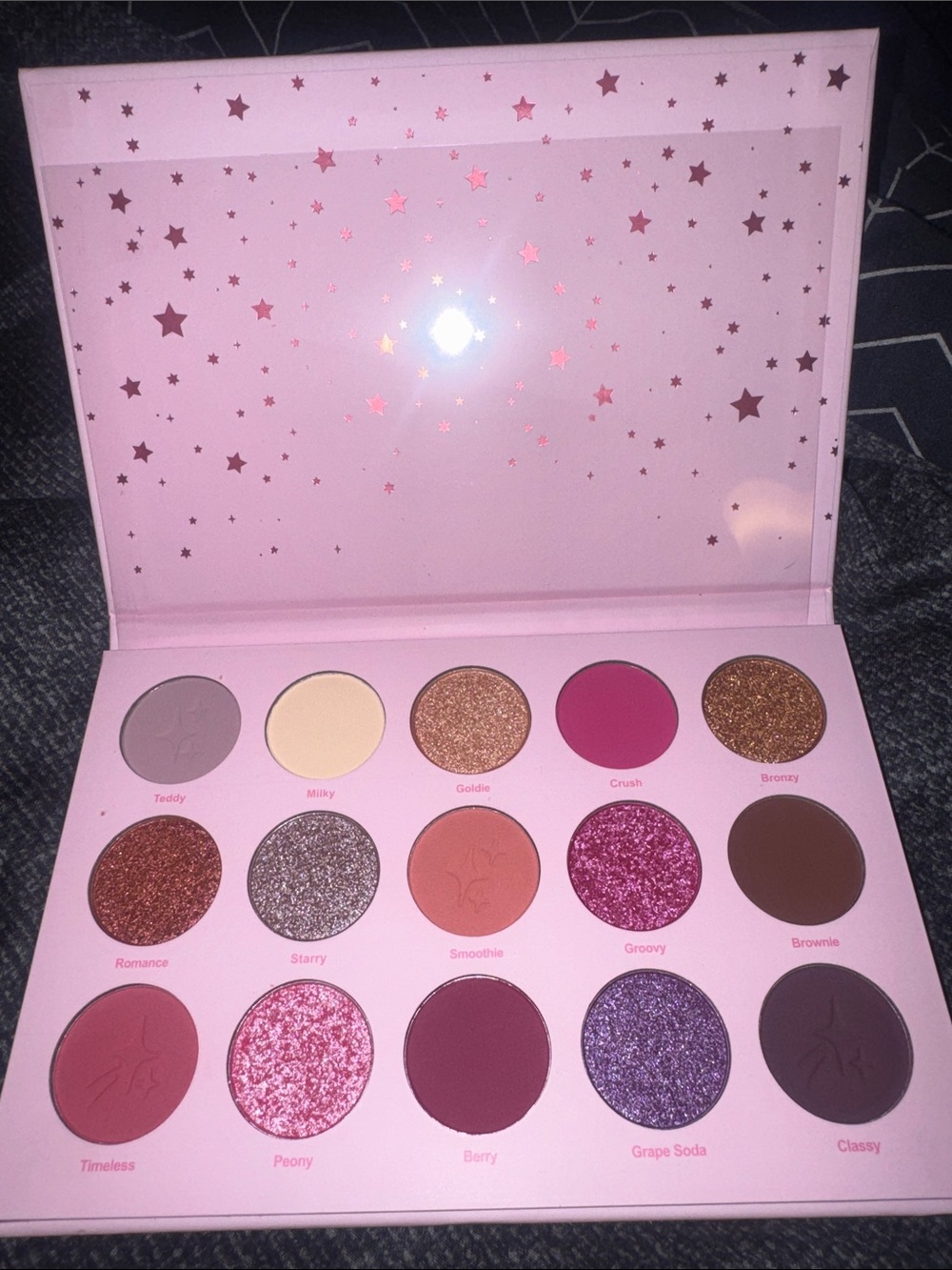 Pink & Berry Eyeshadow Palette — Assorted Pink, Rose and Purple Shades
